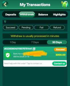 Yono Rummy withdrawal Proof