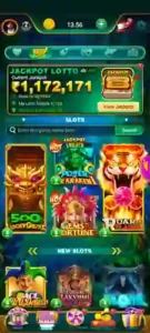 Rummy 77 Slots section